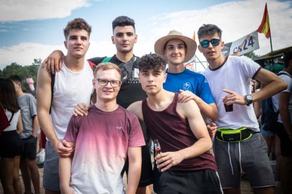 Celebración matutina del Lavalenguas de San Juan 2022 en Soria. GONZALO MONTESEGURO