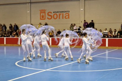 Exhibición de navidad del CD Patín Soria.