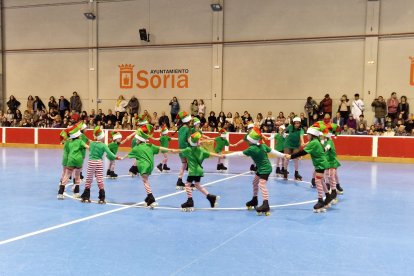 Exhibición de navidad del CD Patín Soria.