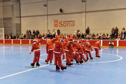 Exhibición de navidad del CD Patín Soria.