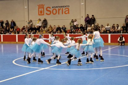 Exhibición de navidad del CD Patín Soria.