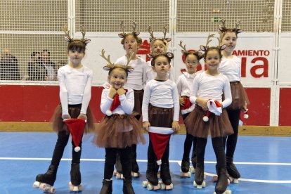 Exhibición de navidad del CD Patín Soria.