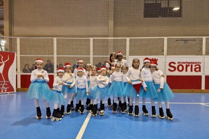 Exhibición de navidad del CD Patín Soria.