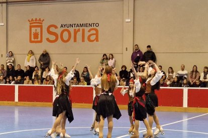 Exhibición de navidad del CD Patín Soria.