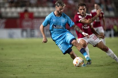 Dani Sánchez acabó jugando por delante del lateral izquierdo. ÁREA 11