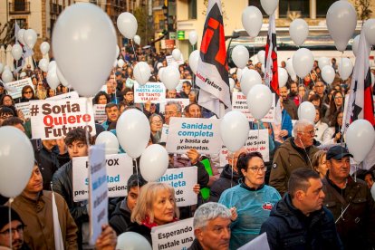 Manifestación de Soria ya por una sanidad digna. MARIO TEJEDOR (29)