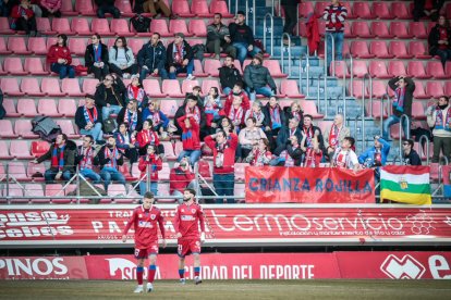 El Numancia vio como el colista asaltaba el campo de Los Pajaritos. G.M.