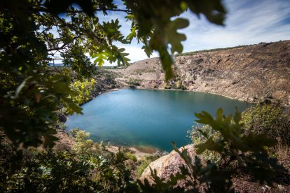Vista de la Mina Petra de Ólvega. GONZALO MONTESEGURO