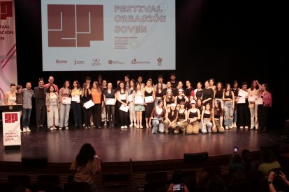 Ceremonia de entrega de premios del Certamen de Creación Joven