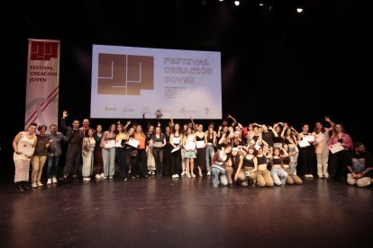 Ceremonia de entrega de premios del Certamen de Creación Joven