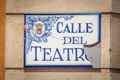 Calle Teatro o Del Teatro en Soria.