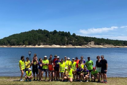Con una importante participación se celebró la tercera edición de la travesía al embalse de la Cuerda del Pozo.