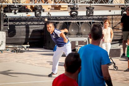 Fiestas de Osma con pelota a mano y juegos populares