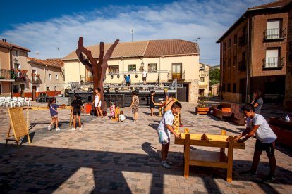 Fiestas de Osma con pelota a mano y juegos populares