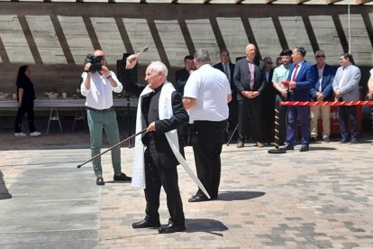 Inauguración de la nueva plaza en Osma
