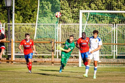 El CD Numancia empata en Quintana contra el Deportivo Aragón