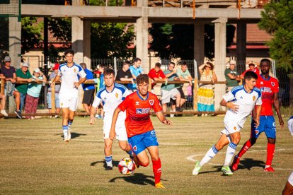 El CD Numancia empata en Quintana contra el Deportivo Aragón