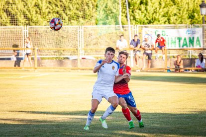 El CD Numancia empata en Quintana contra el Deportivo Aragón