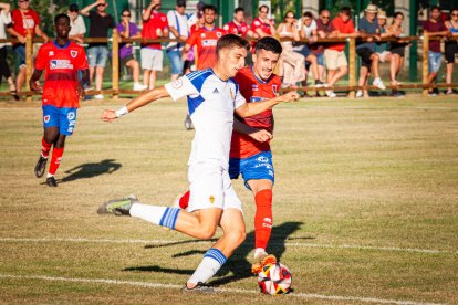 El CD Numancia empata en Quintana contra el Deportivo Aragón