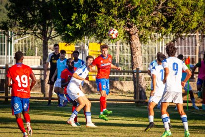 El CD Numancia empata en Quintana contra el Deportivo Aragón