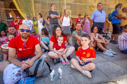 La final fue seguida en la pantalla gigante de la Plaza Mayor