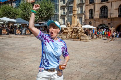 La final fue seguida en la pantalla gigante de la Plaza Mayor