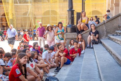La final fue seguida en la pantalla gigante de la Plaza Mayor