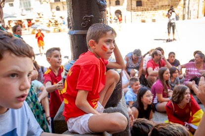 La final fue seguida en la pantalla gigante de la Plaza Mayor