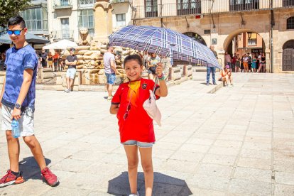 La final fue seguida en la pantalla gigante de la Plaza Mayor