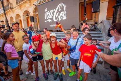 La final fue seguida en la pantalla gigante de la Plaza Mayor