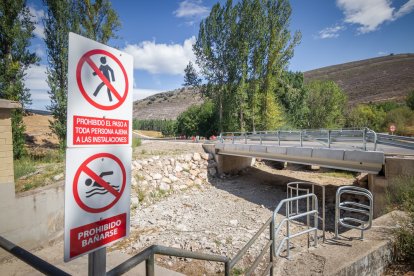 Imagenes del río Linares en el municipio sampedrano.