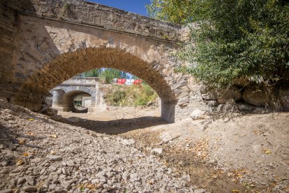 Imagenes del río Linares en el municipio sampedrano.