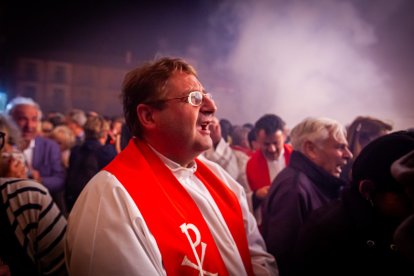 Almazán vibró acompañando al Nazareno