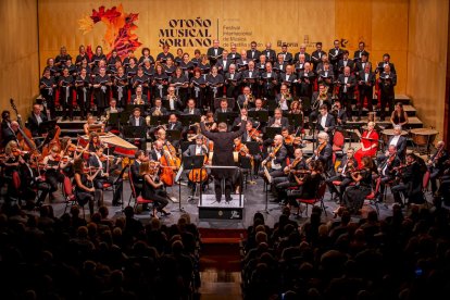 Orquesta Sinfónica y Sociedad Coral de Bilbao en el estreno del Otoño Musical Soriano