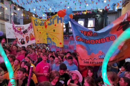 Los sanestebeños viven sus días festivos a lo grande