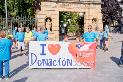 La Hermandad de Donantes de Sangre de Soria celebró su Marcha por la Vida.