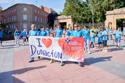 La Hermandad de Donantes de Sangre de Soria celebró su Marcha por la Vida.