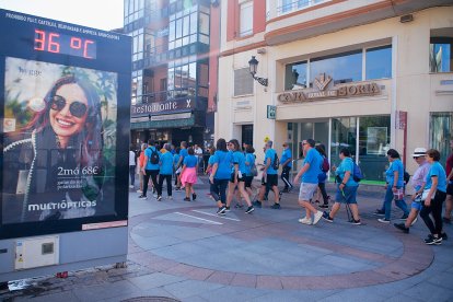 La Hermandad de Donantes de Sangre de Soria celebró su Marcha por la Vida.