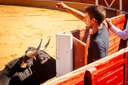 Espectáculo matinal de la feria taurina
