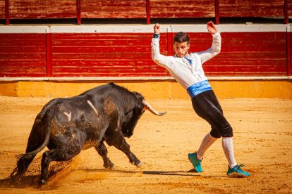 Espectáculo matinal de la feria taurina
