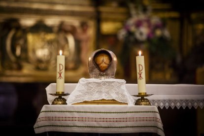 El principal acto religioso de las fiestas de San Saturio