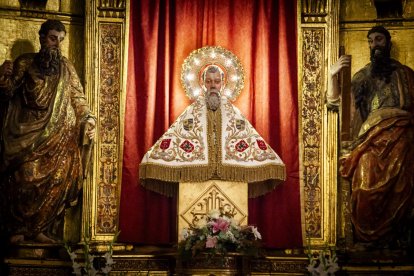 El principal acto religioso de las fiestas de San Saturio