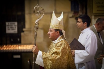 El principal acto religioso de las fiestas de San Saturio