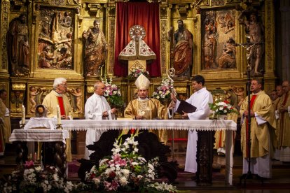 El principal acto religioso de las fiestas de San Saturio