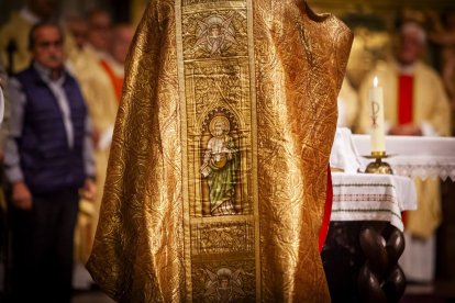 El principal acto religioso de las fiestas de San Saturio