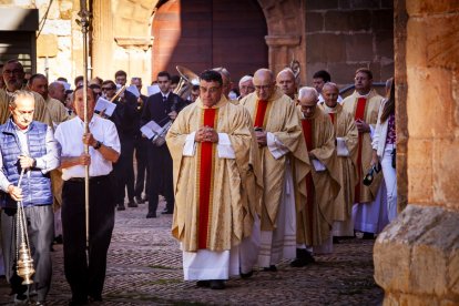 El principal acto religioso de las fiestas de San Saturio