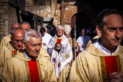 El principal acto religioso de las fiestas de San Saturio