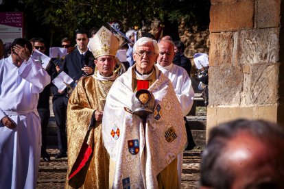 El principal acto religioso de las fiestas de San Saturio