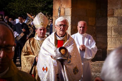 El principal acto religioso de las fiestas de San Saturio