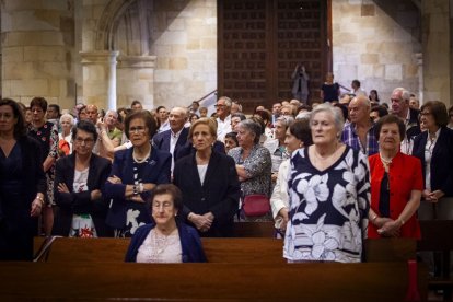 El principal acto religioso de las fiestas de San Saturio